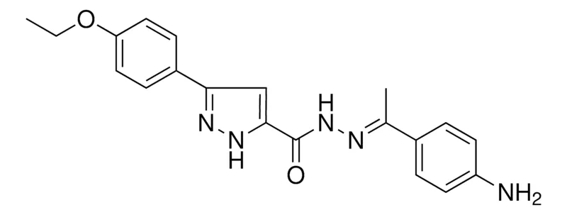 Sigma-Aldrich 5-(4-ETO-PH)-2H-PYRAZOLE-3-CARBOXYLIC ACID (1-(4-AMINO-PH)-ETHYLIDENE)-HYDRAZIDE，AldrichCPR