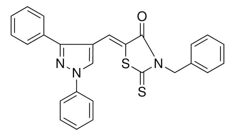 Sigma-Aldrich 3-BENZYL-5-((1,3-DI-PH-1H-PYRAZOL-4-YL)METHYLENE)-2-THIOXO-1,3-THIAZOLIDIN-4-ONE，AldrichCPR