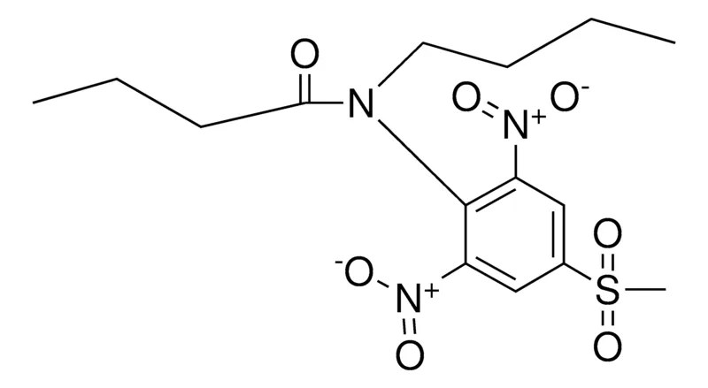 Sigma-Aldrich N-BUTYL-2',6'-DINITRO-4'-(METHYLSULFONYL)BUTYRANILIDE,AldrichCPR