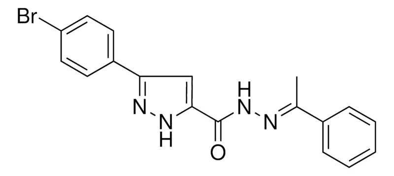 Sigma-Aldrich 5-(4-BROMO-PHENYL)-2H-PYRAZOLE-3-CARBOXYLIC ACID (1-PHENYL-ETHYLIDENE)-HYDRAZIDE,AldrichCPR