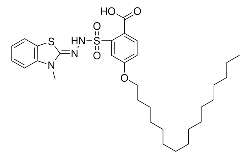 Sigma-Aldrich CARBOXY-HEXADECYLOXYBENZENESULFONIC (3-METHYL-2-BENZOTHIAZOLINYLIDENE)HYDRAZIDE,AldrichCPR