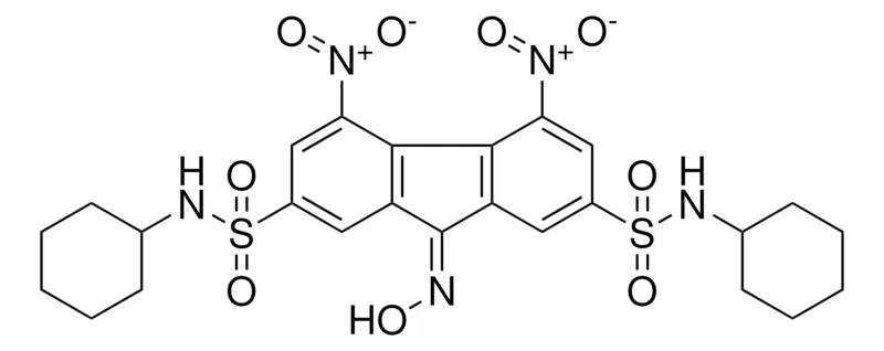 Sigma-Aldrich 9-HYDROXYIMINO-4,5-DINITRO-9H-FLUORENE-2,7-DISULFONIC ACID BIS-CYCLOHEXYLAMIDE,AldrichCPR