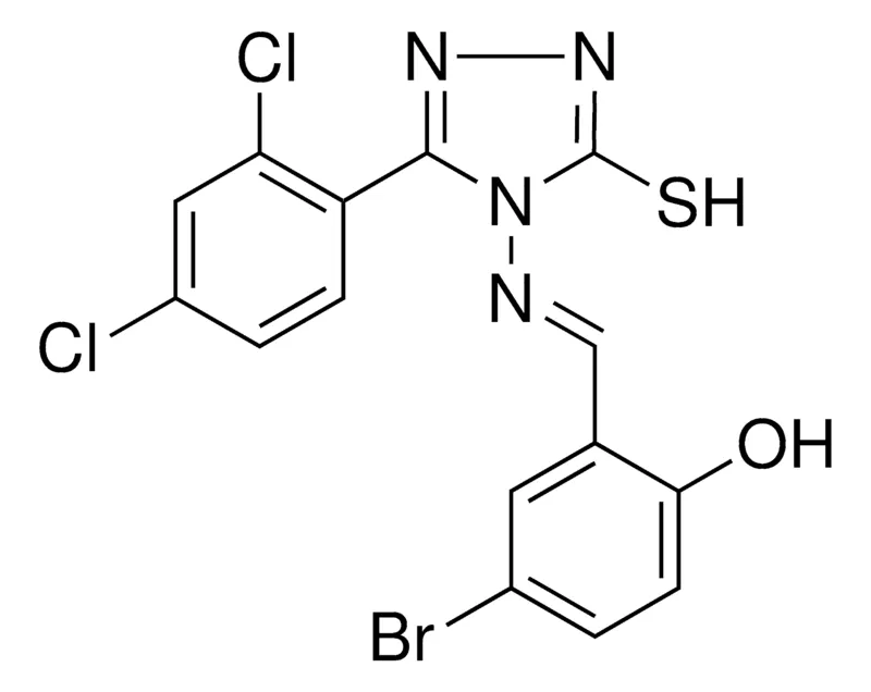 Sigma-Aldrich 4-BR-2-(((3-(2,4-DICHLORO-PH)-5-MERCAPTO-4H-1,2,4-TRIAZOL-4-YL)IMINO)ME)PHENOL,AldrichCPR