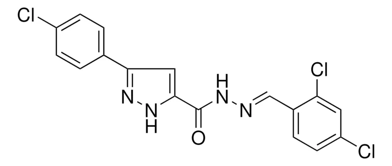 Sigma-Aldrich 5-(4-CL-PH)-2H-PYRAZOLE-3-CARBOXYLIC ACID (2,4-DICHLORO-BENZYLIDENE)-HYDRAZIDE,AldrichCPR