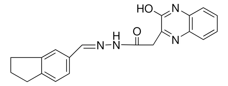Sigma-Aldrich 3-HYDROXY-2-QUINOXALINEACETIC ACID (5-INDANYLMETHYLENE)-HYDRAZIDE,AldrichCPR