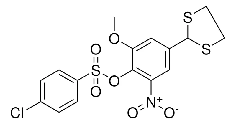Sigma-Aldrich 4-CL-BENZENESULFONIC ACID 4-(1,3)DITHIOLAN-2-YL-2-METHOXY-6-NITRO-PHENYL ESTER，AldrichCPR