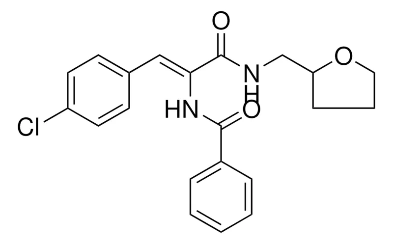 Sigma-Aldrich N-(2-(4-CL-PHENYL)-1-((TETRAHYDRO-FURAN-2-YLMETHYL)-CARBAMOYL)-VINYL)-BENZAMIDE，AldrichCPR
