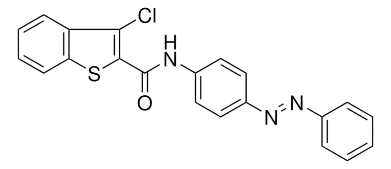 Sigma-Aldrich 3-CHLORO-N-(4-(PHENYLDIAZENYL)PHENYL)-1-BENZOTHIOPHENE-2-CARBOXAMIDE,AldrichCPR