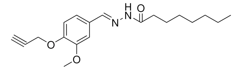 Sigma-Aldrich OCTANOIC ACID (3-METHOXY-4-PROP-2-YNYLOXY-BENZYLIDENE)-HYDRAZIDE,AldrichCPR