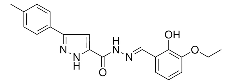 Sigma-Aldrich 5-P-TOLYL-2H-PYRAZOLE-3-CARBOXYLIC ACID (3-ETHOXY-2-HO-BENZYLIDENE)-HYDRAZIDE,AldrichCPR