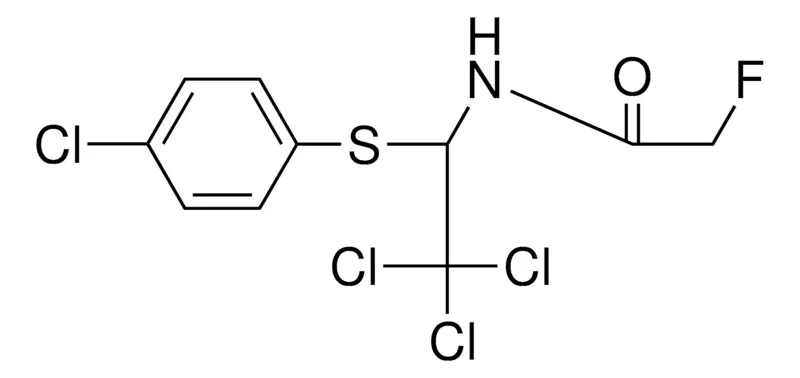 Sigma-Aldrich 2-FLUORO-N-(2,2,2-TRICHLORO-1-(4-CHLORO-PHENYLSULFANYL)-ETHYL)-ACETAMIDE,AldrichCPR