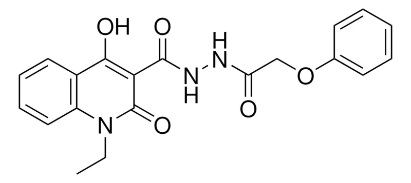 Sigma-Aldrich 1-ETHYL-4-HO-2-OXO-1,2-2H-QUINOLINE-3-CARBOXYLIC ACID N'-PHENOXYACETYL-HYDRAZIDE,AldrichCPR