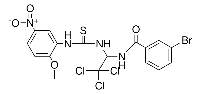 Sigma-Aldrich 3-BR-N-(2,2,2-TRICHLORO-1-(3-(2-MEO-5-NITRO-PHENYL)-THIOUREIDO)-ETHYL)-BENZAMIDE,AldrichCPR