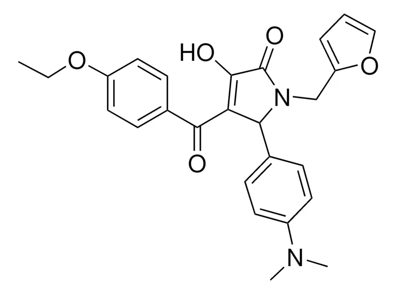 Sigma-Aldrich 5-[4-(DIMETHYLAMINO)PHENYL]-4-(4-ETHOXYBENZOYL)-1-(2-FURYLMETHYL)-3-HYDROXY-1,5-DIHYDRO-2H-PYRROL-2-ONE，AldrichCPR