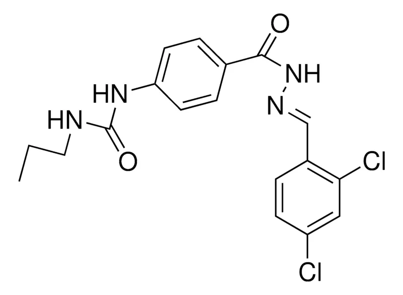 Sigma-Aldrich 4-(3-PROPYLUREIDO)BENZOIC (2,4-DICHLOROBENZYLIDENE)HYDRAZIDE,AldrichCPR