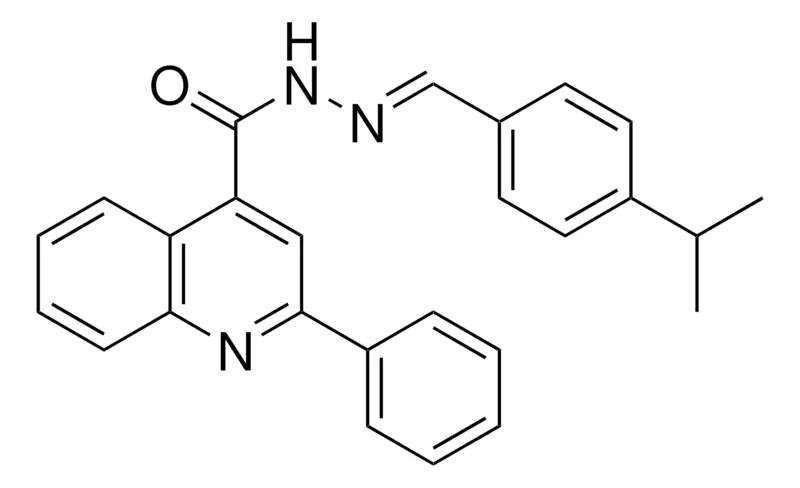 Sigma-Aldrich 2-PHENYL-QUINOLINE-4-CARBOXYLIC ACID (4-ISOPROPYL-BENZYLIDENE)-HYDRAZIDE，AldrichCPR