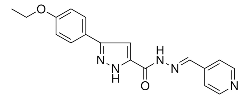 Sigma-Aldrich 5-(4-ETHOXY-PH)-2H-PYRAZOLE-3-CARBOXYLIC ACID PYRIDIN-4-YLMETHYLENE-HYDRAZIDE,AldrichCPR