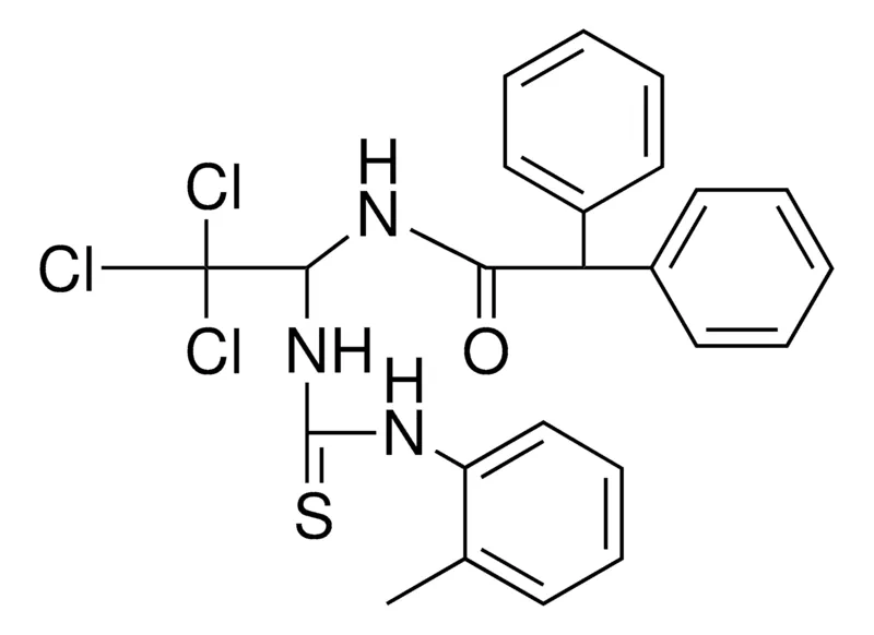 Sigma-Aldrich 2,2-DIPHENYL-N-(2,2,2-TRICHLORO-1-(3-O-TOLYL-THIOUREIDO)-ETHYL)-ACETAMIDE,AldrichCPR
