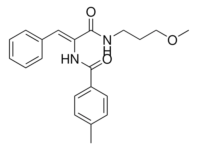 Sigma-Aldrich N-(1-(3-METHOXY-PROPYLCARBAMOYL)-2-PHENYL-VINYL)-4-METHYL-BENZAMIDE,AldrichCPR