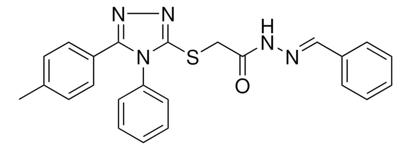 Sigma-Aldrich 2(4-PH-5-P-TOLYL-4H(1,2,4)TRIAZOL-3-YLSULFANYL)ACETIC ACID BENZYLIDENE-HYDRAZIDE，AldrichCPR