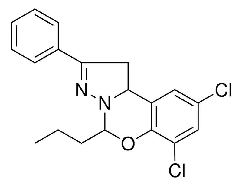 Sigma-Aldrich 6,8-DICHLORO-2-PH-4-PR-1,9B-DIHYDRO-5-OXA-3,3A-DIAZA-CYCLOPENTA(A)NAPHTHALENE,AldrichCPR