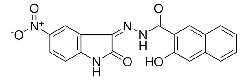 Sigma-Aldrich 3-HO-NAPHTHALENE-2-CARBOXYLIC ACID (5-NITRO-2-OXO-2H-INDOL-3-YLIDENE)-HYDRAZIDE,AldrichCPR