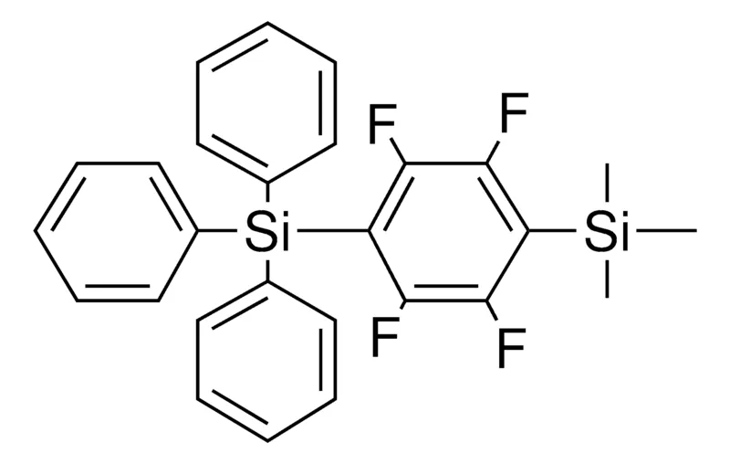 Sigma-Aldrich 2,3,5,6-TETRAFLUORO-1-(TRIMETHYLSILYL)-4-(TRIPHENYLSILYL)BENZENE,AldrichCPR