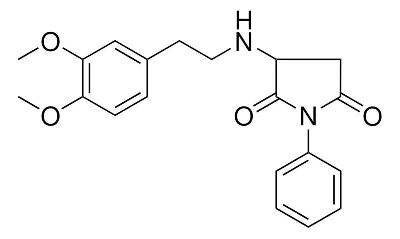 Sigma-Aldrich 3-(2-(3,4-DIMETHOXY-PHENYL)-ETHYLAMINO)-1-PHENYL-PYRROLIDINE-2,5-DIONE,AldrichCPR