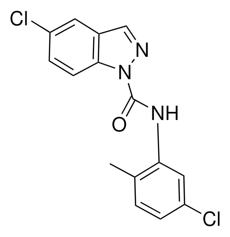 Sigma-Aldrich 5-CHLORO-1-(N-(5-CHLORO-2-METHYLPHENYL)CARBAMOYL)-1H-INDAZOLE,AldrichCPR