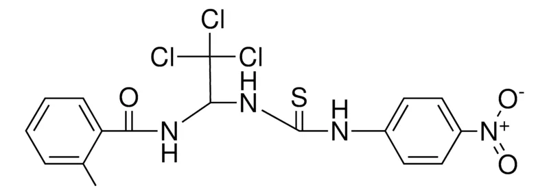 Sigma-Aldrich 2-METHYL-N-(2,2,2-TRICHLORO-1-(3-(4-NITRO-PHENYL)-THIOUREIDO)-ETHYL)-BENZAMIDE,AldrichCPR