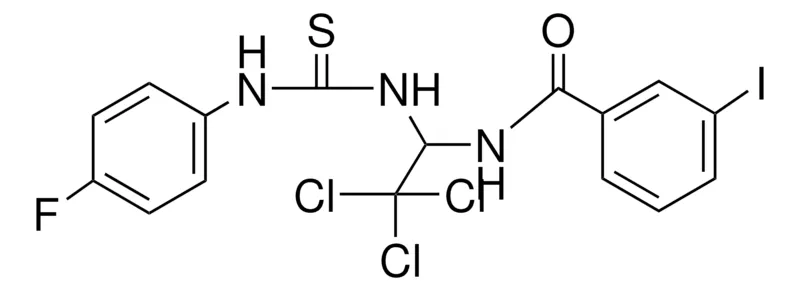 Sigma-Aldrich 3-IODO-N-(2,2,2-TRICHLORO-1-(3-(4-FLUORO-PHENYL)-THIOUREIDO)-ETHYL)-BENZAMIDE,AldrichCPR