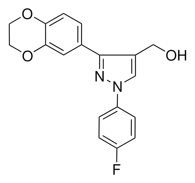 Sigma-Aldrich (3-(2,3-DIHYDRO-1,4-BENZODIOXIN-6-YL)-1-(4-F-PH)-1H-PYRAZOL-4-YL)METHANOL,AldrichCPR