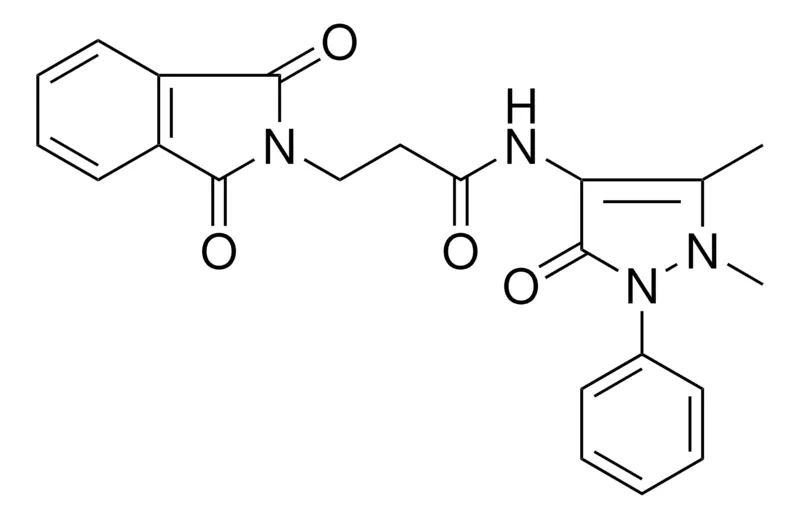 Sigma-Aldrich N-(1,5-DIMETHYL-3-OXO-2-PHENYL-2,3-DIHYDRO-1H-PYRAZOL-4-YL)-3-(1,3-DIOXO-1,3-DIHYDRO-2H-ISOINDOL-2-YL)PROPANAMIDE,AldrichCPR