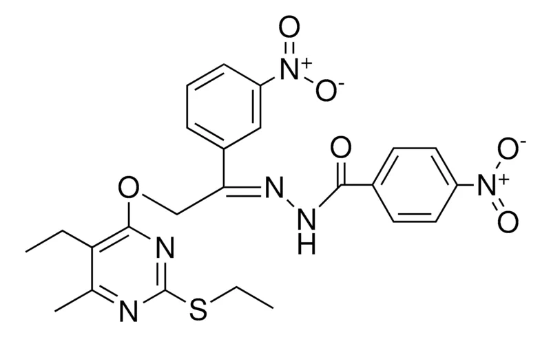 Sigma-Aldrich NITRO-BENZOIC ACID ((ET-ET-SULFANYL-ME-PY-YLOXY)-NITRO-PH-ETHYLIDENE-HYDRAZIDE,AldrichCPR