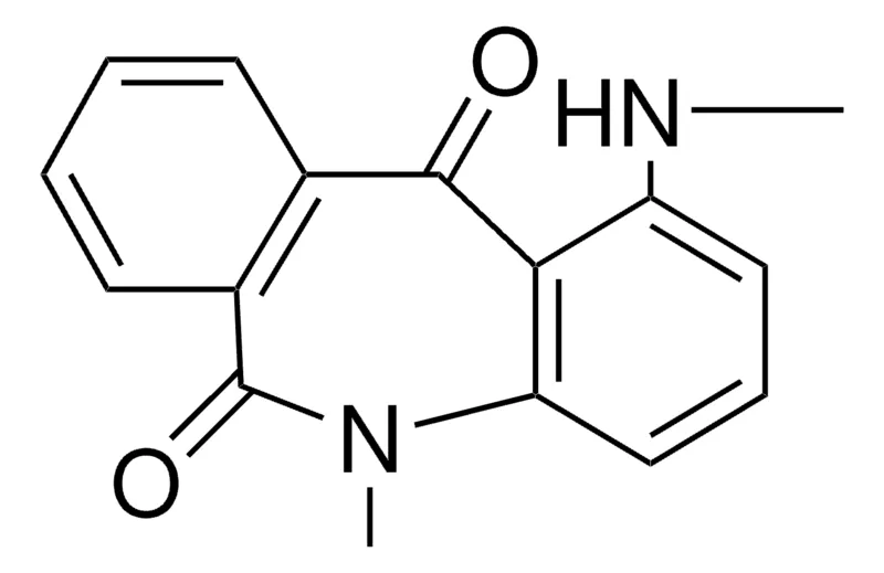 Sigma-Aldrich 5-METHYL-1-(METHYLAMINO)-5H-DIBENZ(B,E)AZEPINE-6,11-DIONE,AldrichCPR