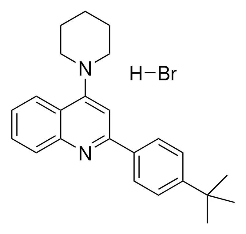 Sigma-Aldrich 2-(4-TERT-BUTYLPHENYL)-4-(1-PIPERIDINYL)QUINOLINE HYDROBROMIDE，AldrichCPR