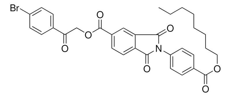 Sigma-Aldrich 2-(4-BROMOPHENYL)-2-OXOETHYL 2-{4-[(OCTYLOXY)CARBONYL]PHENYL}-1,3-DIOXO-5-ISOINDOLINECARBOXYLATE，AldrichCPR