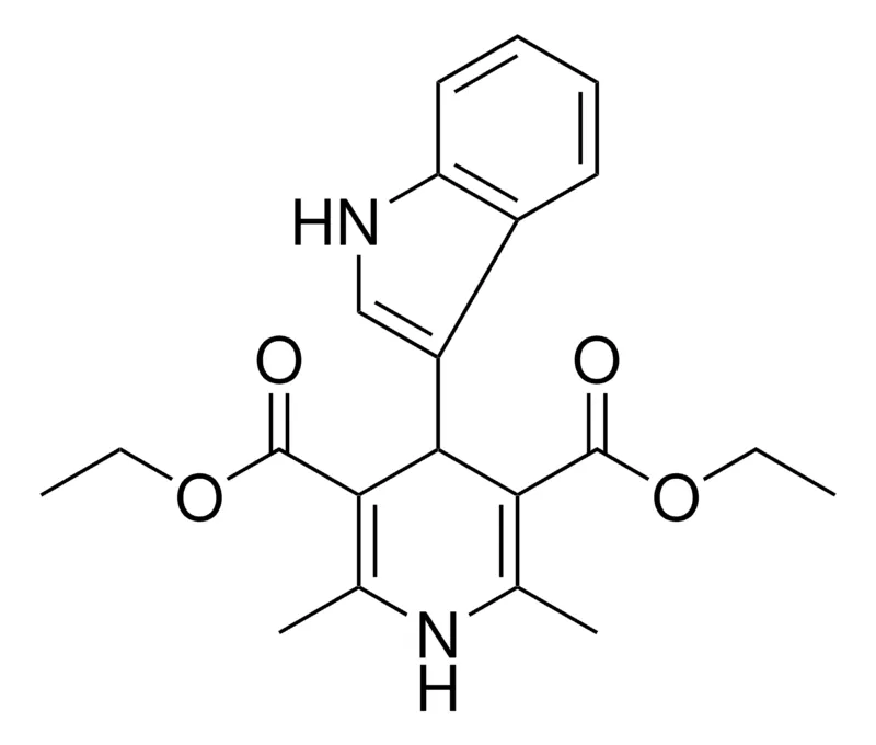 Sigma-Aldrich 4-(1H-INDOL-3-YL)-2,6-DIMETHYL-1,4-2H-PYRIDINE-3,5-DICARBOXYLIC ACID DI-ET ESTER,AldrichCPR
