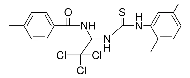 Sigma-Aldrich 4-ME-N-(2,2,2-TRICHLORO-1-(3-(2,5-DIMETHYL-PHENYL)-THIOUREIDO)-ETHYL)-BENZAMIDE,AldrichCPR