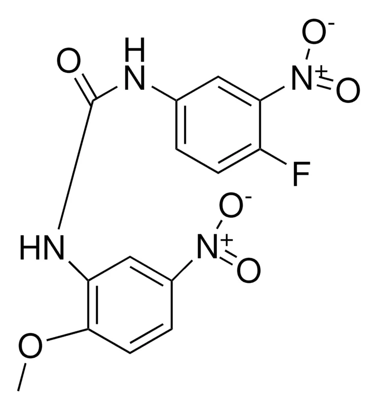 Sigma-Aldrich 1-(4-FLUORO-3-NITROPHENYL)-3-(2-METHOXY-5-NITROPHENYL)UREA,AldrichCPR