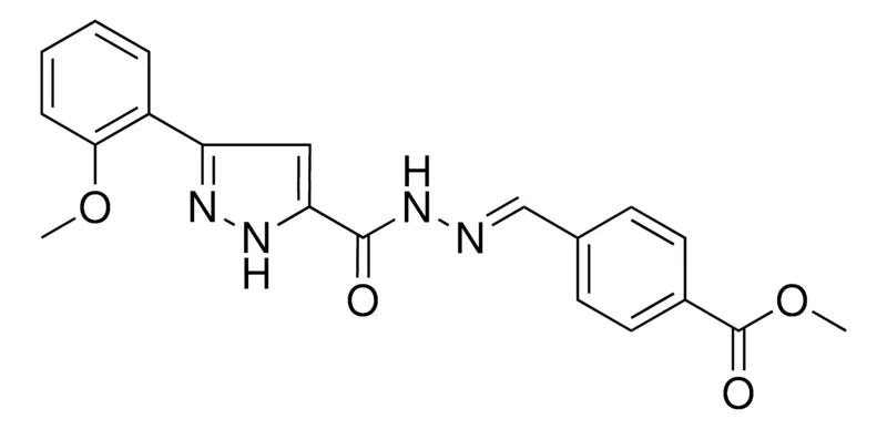 Sigma-Aldrich 4-((5-(2-MEO-PH)-2H-PYRAZOLE-3-CARBONYL)-HYDRAZONOMETHYL)-BENZOIC ACID ME ESTER,AldrichCPR