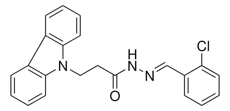 Sigma-Aldrich 3-CARBAZOL-9-YL-PROPIONIC ACID (2-CHLORO-BENZYLIDENE)-HYDRAZIDE,AldrichCPR