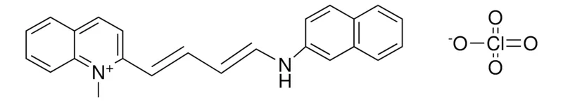Sigma-Aldrich 1-METHYL-2-(4-(NAPHTHALEN-2-YLAMINO)-BUTA-1,3-DIENYL)-QUINOLINIUM, PERCHLORATE,AldrichCPR