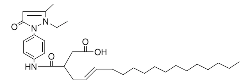 Sigma-Aldrich 3-(4-(2-ETHYL-3-METHYL-5-OXO-3-PYRAZOLIN-1-YL)-PH-CARBAMOYL)-5-NONADECENOIC ACID，AldrichCPR