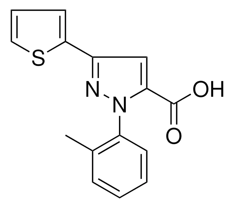 Sigma-Aldrich 1-(2-METHYLPHENYL)-3-(2-THIENYL)-1H-PYRAZOLE-5-CARBOXYLIC ACID,AldrichCPR