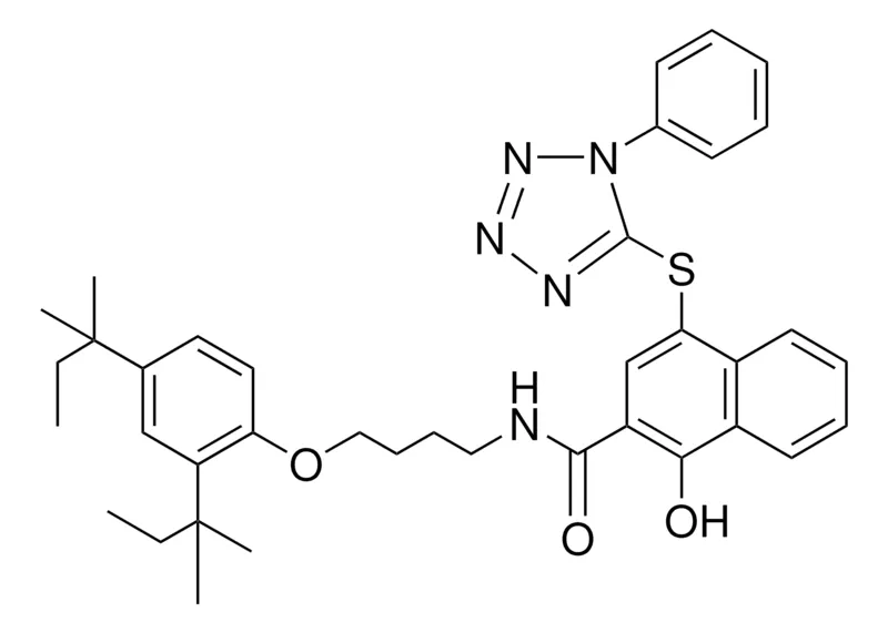 Sigma-Aldrich DI-T-PENTYLPHENOXYBUTYL-1-HYDROXY-(PHENYL-TETRAZOLYLTHIO)-NAPHTH-CARBOXAMIDE,,AldrichCPR