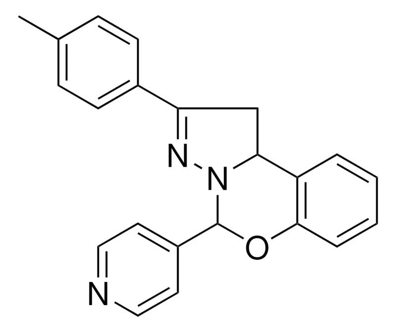 Sigma-Aldrich 4-PYRIDIN-4-YL-2-P-TOLYL-1,9B-DIHYDRO-5-OXA-3,3A-DIAZA-CYCLOPENTA(A)NAPHTHALENE,AldrichCPR