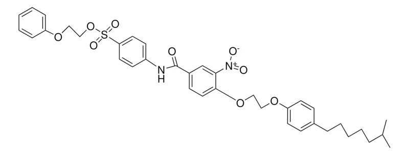 Sigma-Aldrich 2-PHENOXYETHYL 4(4-(2(4-ISOOCTYLPHENOXY)ETHOXY)3-NITROBENZAMIDO)BENZENESULFONATE,AldrichCPR