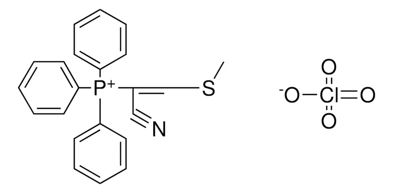 Sigma-Aldrich (1-CYANO-2-METHYLSULFANYL-VINYL)-TRIPHENYL-PHOSPHONIUM, PERCHLORATE,AldrichCPR