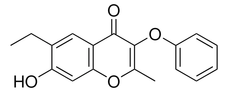 Sigma-Aldrich 6-ETHYL-7-HYDROXY-2-METHYL-3-PHENOXY-CHROMEN-4-ONE,AldrichCPR